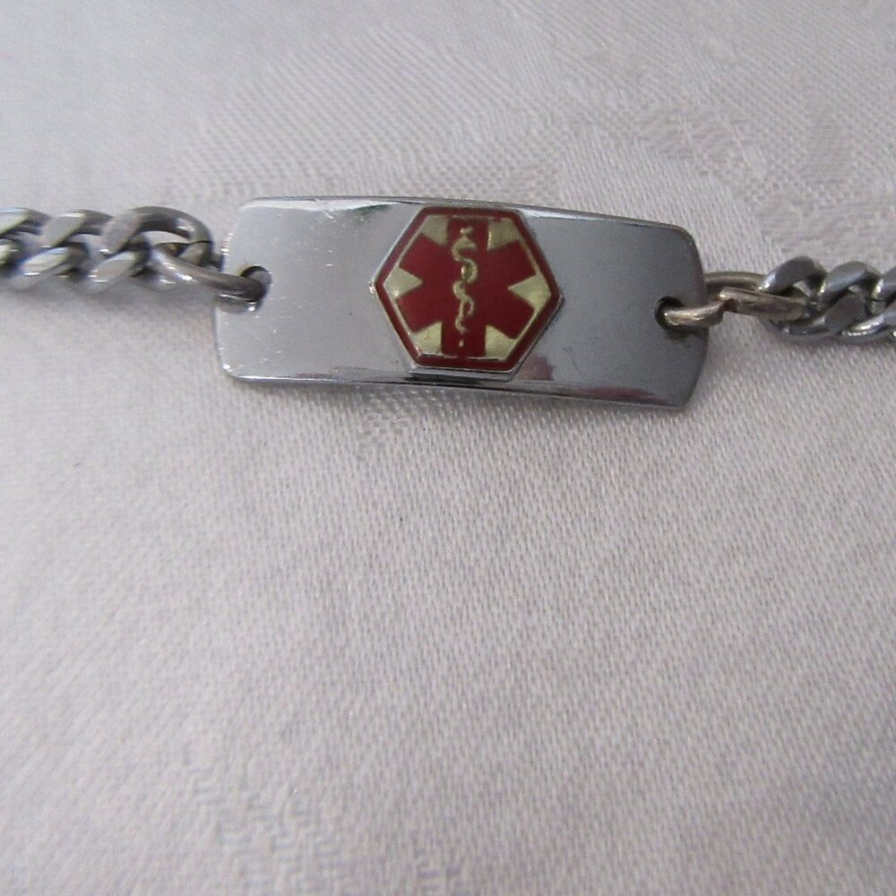 Medical Alert Small Bracelet as is